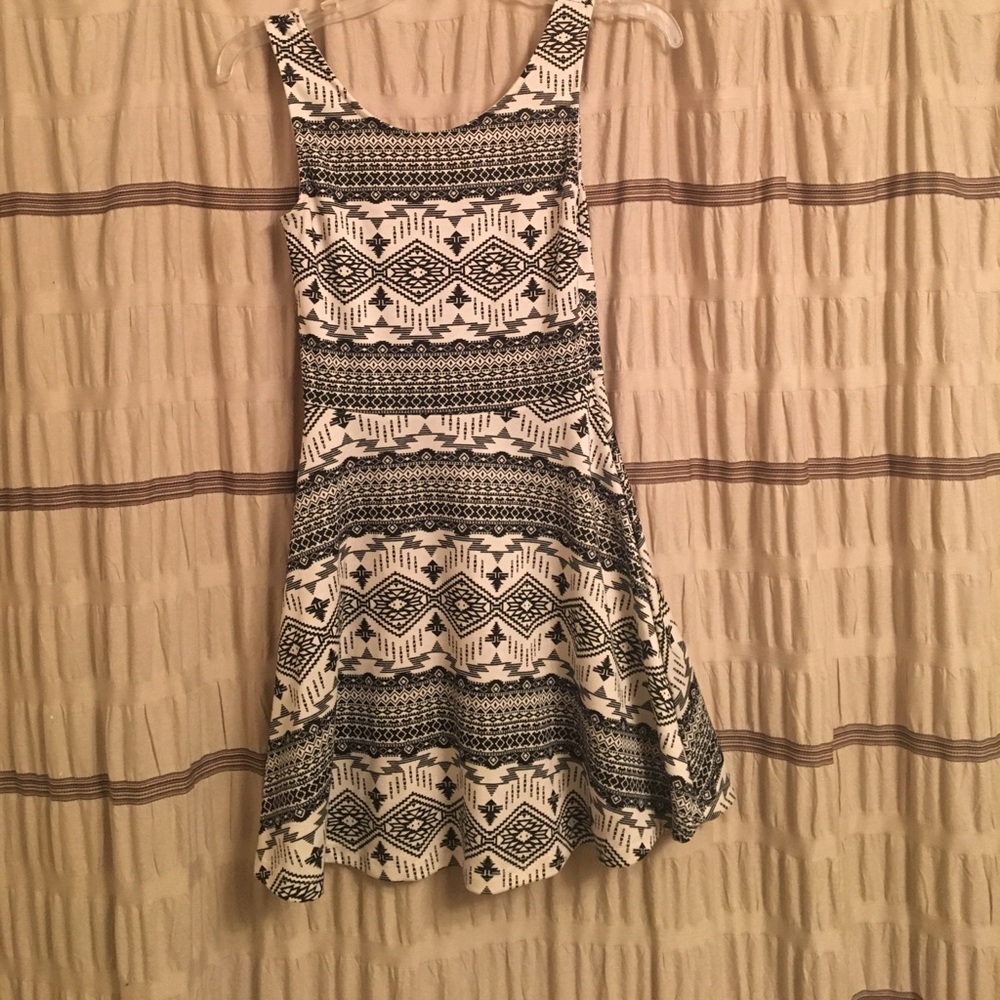 Aztec skater dress